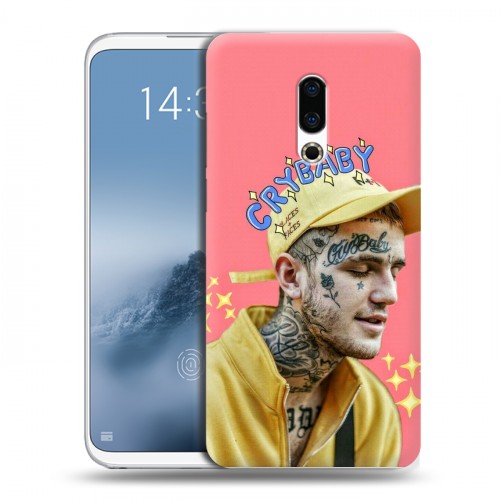 Дизайнерский пластиковый чехол для Meizu 16th Plus  Lil Peep