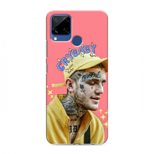 Дизайнерский силиконовый с усиленными углами чехол для Realme C15  Lil Peep