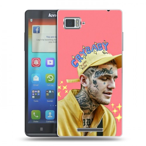 Дизайнерский пластиковый чехол для Lenovo Vibe Z  Lil Peep