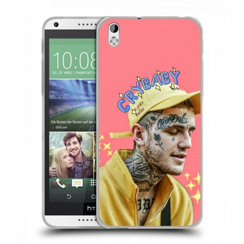 Дизайнерский пластиковый чехол для HTC Desire 816  Lil Peep