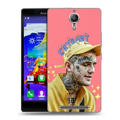 Дизайнерский пластиковый чехол для Lenovo P90  Lil Peep