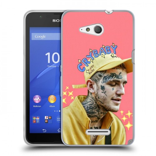 Дизайнерский пластиковый чехол для Sony Xperia E4g  Lil Peep