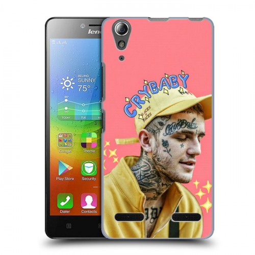 Дизайнерский пластиковый чехол для Lenovo A6000  Lil Peep