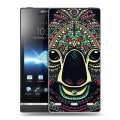 Дизайнерский пластиковый чехол для Sony Xperia S Животные ацтеков