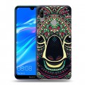 Дизайнерский пластиковый чехол для Huawei Y6 (2019) Животные ацтеков