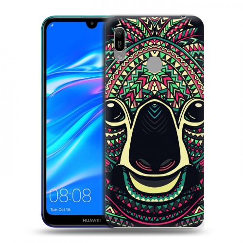 Дизайнерский пластиковый чехол для Huawei Y6 (2019) Животные ацтеков