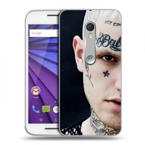 Дизайнерский пластиковый чехол для Lenovo Moto G Lil Peep