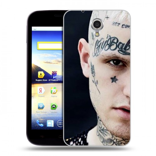 Дизайнерский пластиковый чехол для ZTE Blade A510 Lil Peep