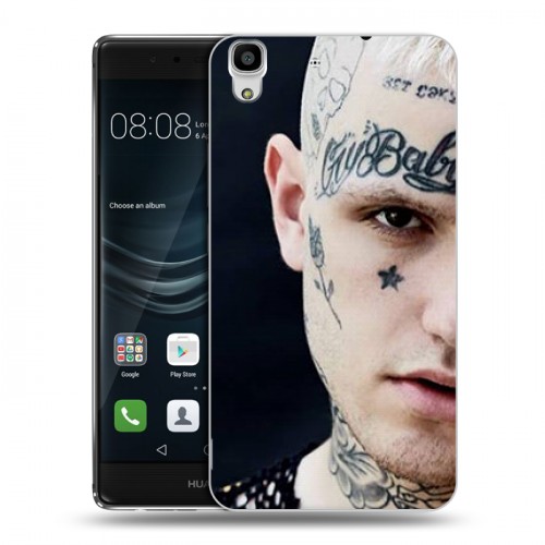 Дизайнерский пластиковый чехол для Huawei Y6II Lil Peep