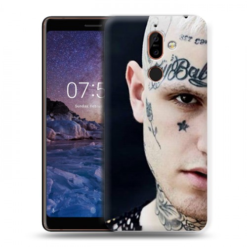 Дизайнерский пластиковый чехол для Nokia 7 Plus Lil Peep