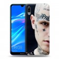 Дизайнерский пластиковый чехол для Huawei Y6 (2019) Lil Peep