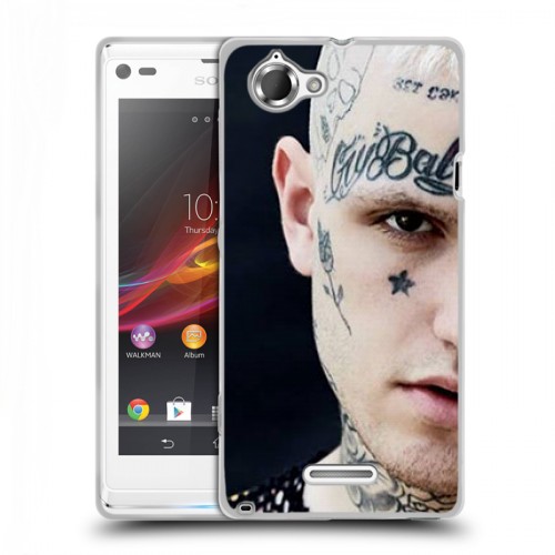 Дизайнерский пластиковый чехол для Sony Xperia L Lil Peep