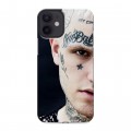 Дизайнерский силиконовый с усиленными углами чехол для Iphone 12 Mini Lil Peep