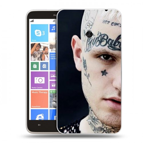 Дизайнерский пластиковый чехол для Nokia Lumia 1320 Lil Peep