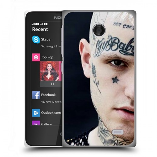 Дизайнерский пластиковый чехол для Nokia X Lil Peep