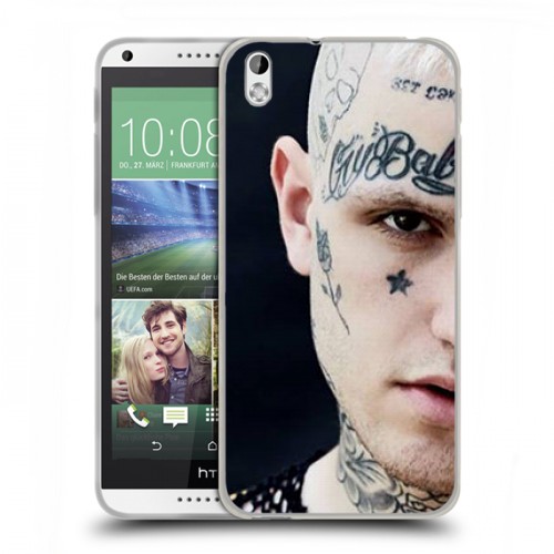 Дизайнерский пластиковый чехол для HTC Desire 816 Lil Peep