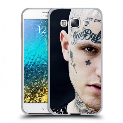 Дизайнерский пластиковый чехол для Samsung Galaxy E5 Lil Peep