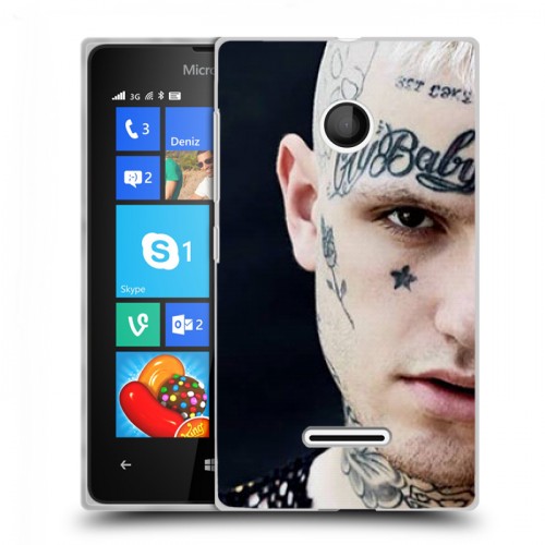 Дизайнерский пластиковый чехол для Microsoft Lumia 435 Lil Peep