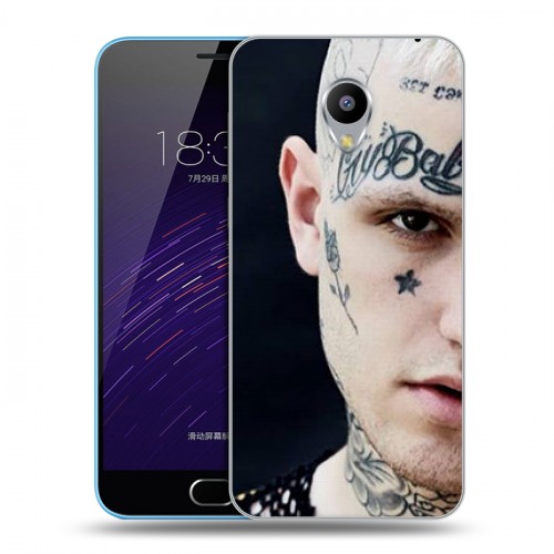 Дизайнерский пластиковый чехол для Meizu M1 Lil Peep