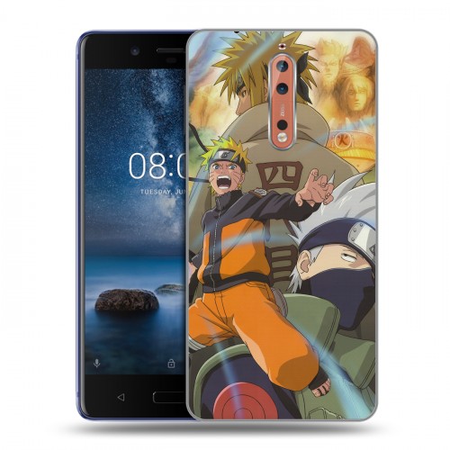 Дизайнерский пластиковый чехол для Nokia 8 Наруто