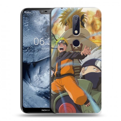 Дизайнерский пластиковый чехол для Nokia 6.1 Plus Наруто