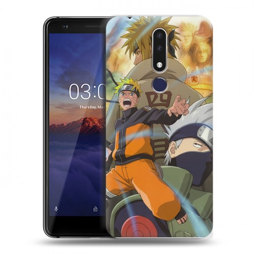 Дизайнерский силиконовый чехол для Nokia 3.1 Plus Наруто