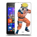 Дизайнерский пластиковый чехол для Microsoft Lumia 540 Наруто