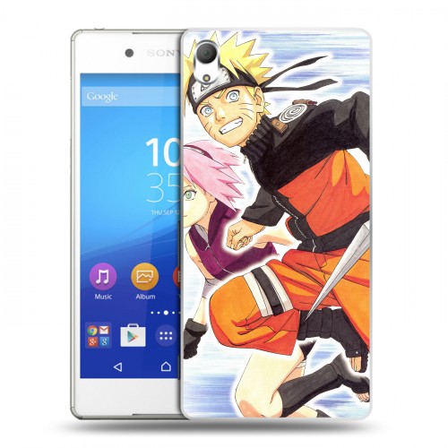 Дизайнерский пластиковый чехол для Sony Xperia Z3+ Наруто