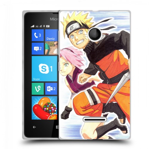 Дизайнерский пластиковый чехол для Microsoft Lumia 435 Наруто