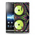 Дизайнерский пластиковый чехол для Sony Xperia S Животные ацтеков