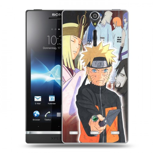 Дизайнерский пластиковый чехол для Sony Xperia S Наруто