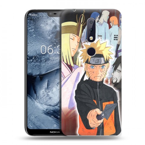 Дизайнерский силиконовый чехол для Nokia 6.1 Plus Наруто