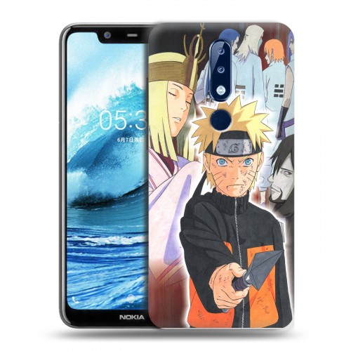 Дизайнерский силиконовый чехол для Nokia 5.1 Plus Наруто