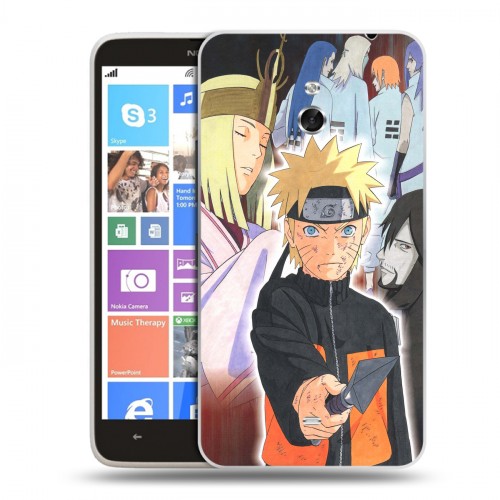 Дизайнерский пластиковый чехол для Nokia Lumia 1320 Наруто