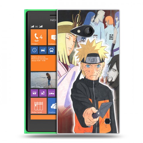 Дизайнерский пластиковый чехол для Nokia Lumia 730/735 Наруто