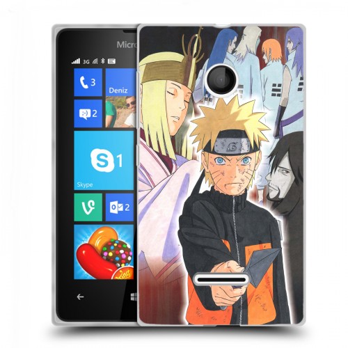 Дизайнерский пластиковый чехол для Microsoft Lumia 435 Наруто