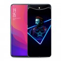 Дизайнерский силиконовый чехол для OPPO Find X Неоновые супергерои