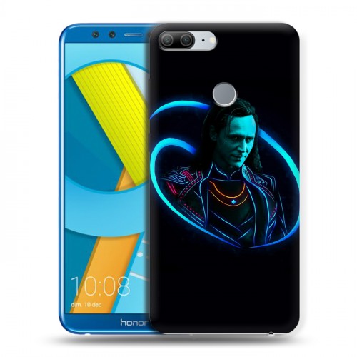 Дизайнерский пластиковый чехол для Huawei Honor 9 Lite Неоновые супергерои