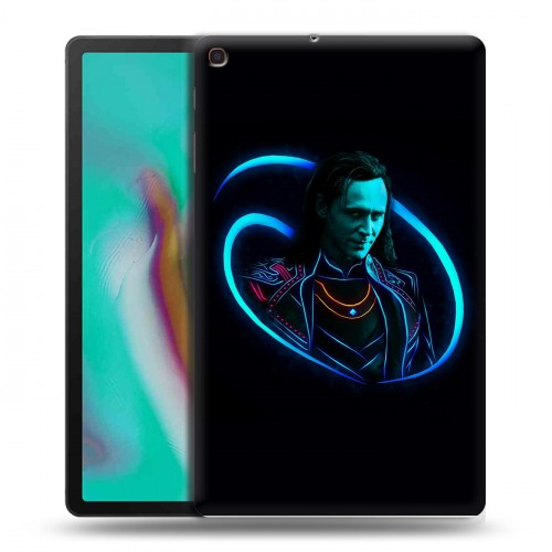 Дизайнерский силиконовый чехол для Samsung Galaxy Tab A 10.1 (2019) Неоновые супергерои