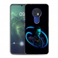 Дизайнерский силиконовый чехол для Nokia 6.2 Неоновые супергерои