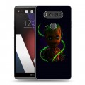 Дизайнерский пластиковый чехол для LG V20 Неоновые супергерои