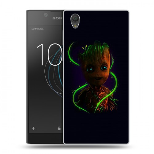 Дизайнерский пластиковый чехол для Sony Xperia L1 Неоновые супергерои