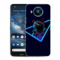 Дизайнерский силиконовый чехол для Nokia 8.3 Неоновые супергерои