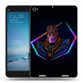 Дизайнерский силиконовый чехол для Xiaomi Mi Pad 2 Неоновые супергерои