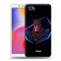 Дизайнерский пластиковый чехол для Xiaomi RedMi 6A Неоновые супергерои