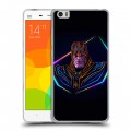 Дизайнерский силиконовый чехол для Xiaomi Mi Note Неоновые супергерои