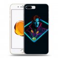 Дизайнерский силиконовый чехол для Iphone 7 Plus / 8 Plus Неоновые супергерои