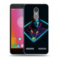 Дизайнерский пластиковый чехол для Lenovo K6 Неоновые супергерои