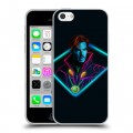 Дизайнерский пластиковый чехол для Iphone 5c Неоновые супергерои