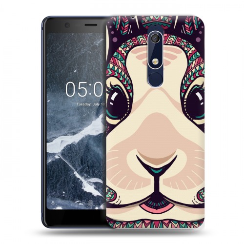 Дизайнерский пластиковый чехол для Nokia 5.1 Животные ацтеков